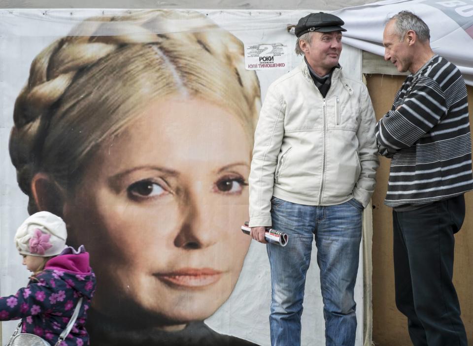 Ukraine's opposition leader Yulia Tymoshenko