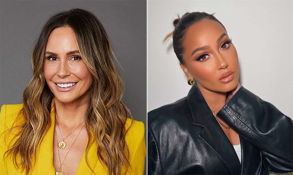  Miss USA 2023 hosts Keltie Knight and Adrienne Bailon-Houghton. 