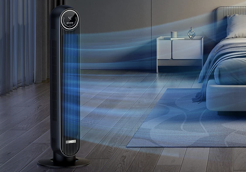 Ventilator or Portable Air Conditioner Trio 36'' Nomad One Tower.  Photo: Amazon