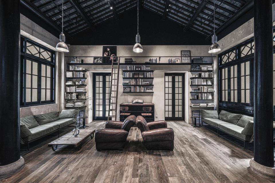 The reading area in the Le Labo store.