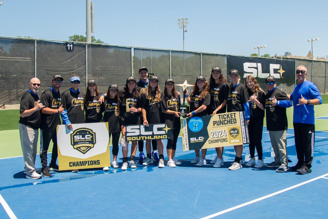 Texas A&M-Corpus Christi women's tennis won its fourth consecutive Southland Conference Tournament to claim a spot in the NCAA Tournament.