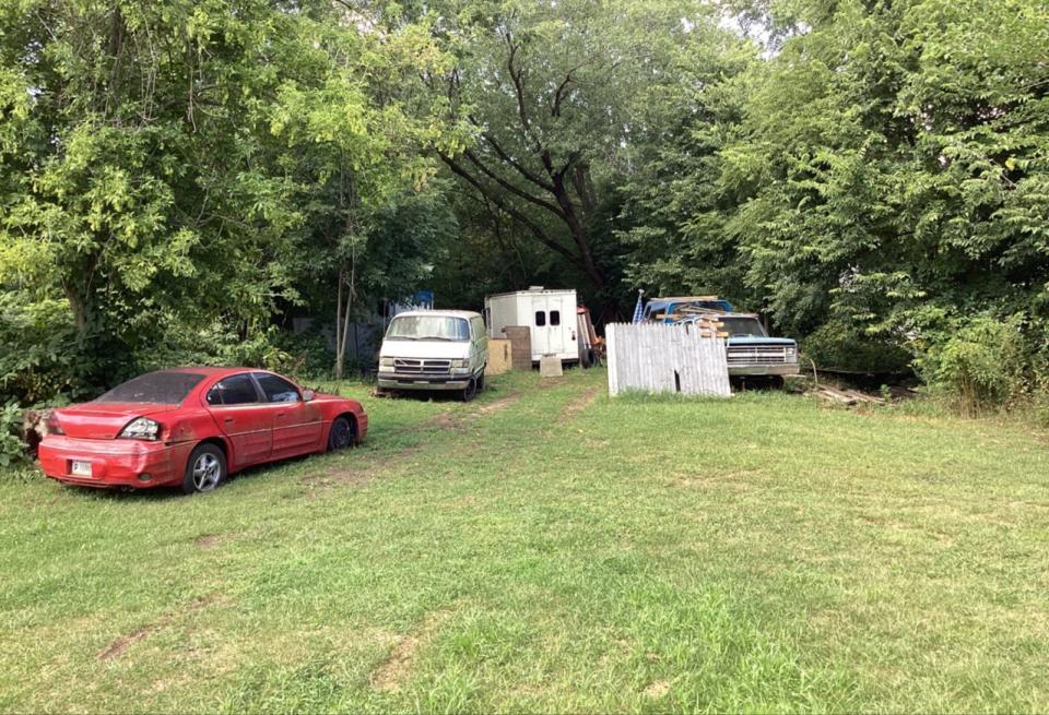 This is a property in PennTownship in St. Joseph County that was discovered to contain apparent violations last fall by the county's code enforcement department.