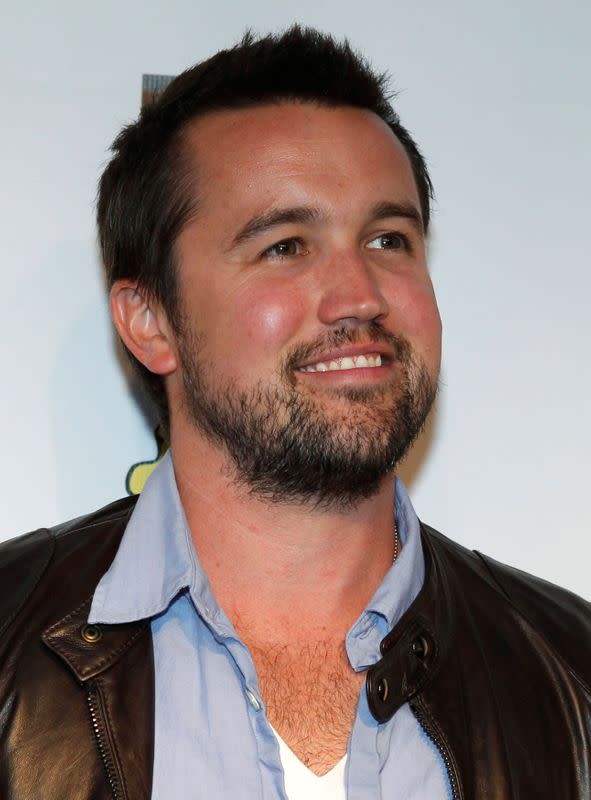 FILE PHOTO: McElhenney poses at the seventh season premiere screening of "It's Always Sunny in Philadelphia" in Hollywood