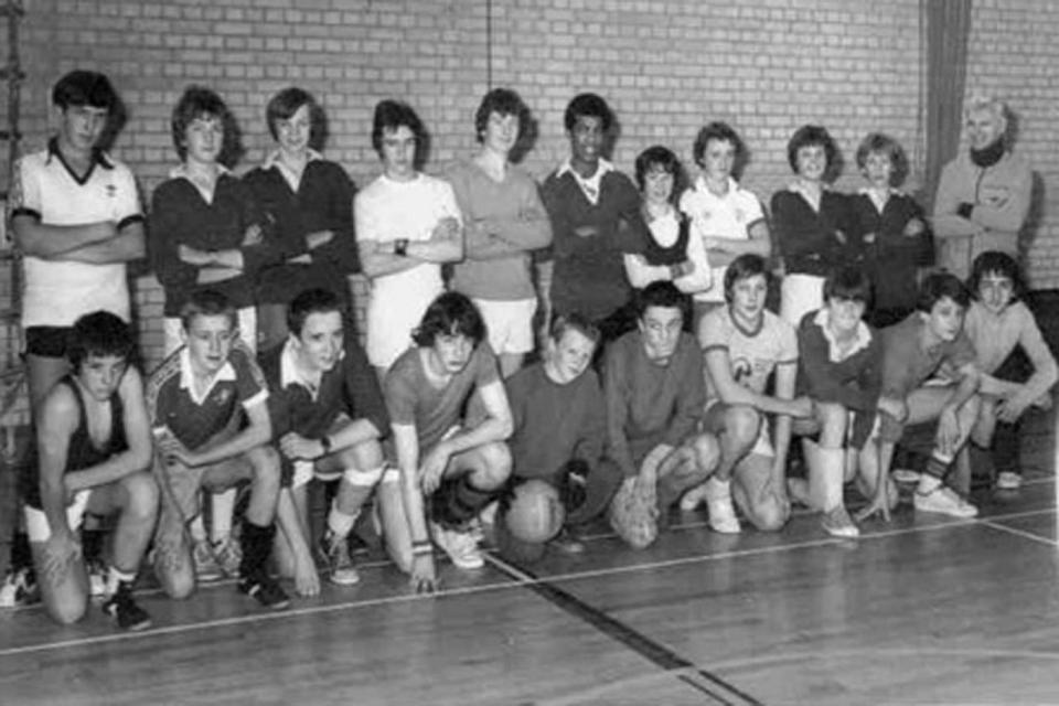 Khalid Masood, in the back row, in his days as a schoolboy when he used the name Adrian Ajao