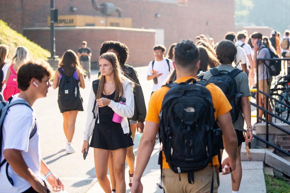 The University of Tennessee at Knoxville welcomed record enrollment to campus this semester.