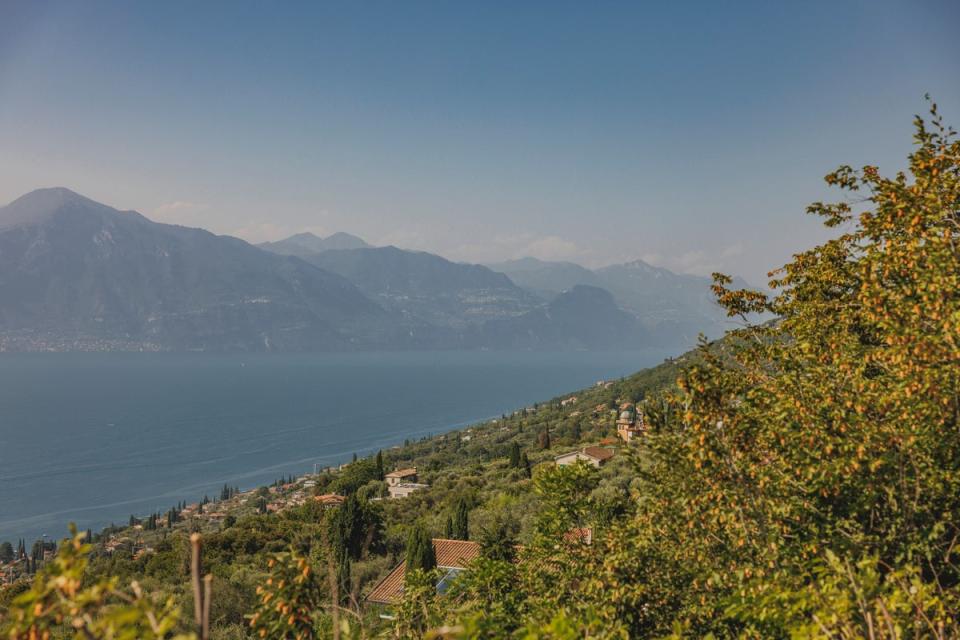 The view from Cape of Senses hotel in Lake Garda (Jacopo Salvi)