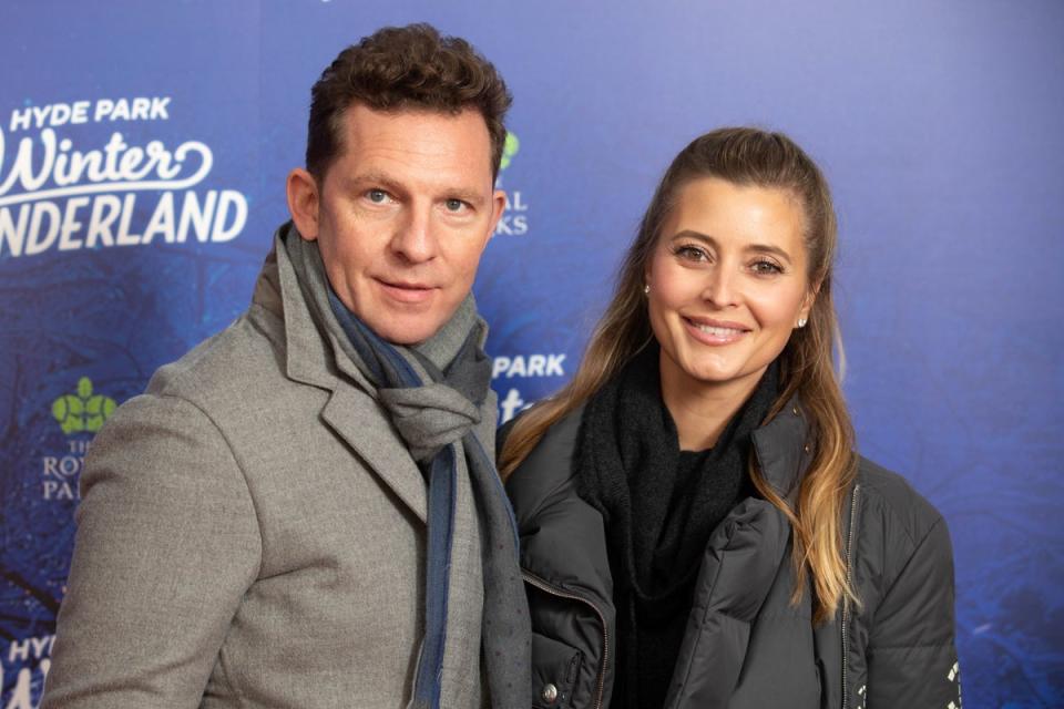 Nick Candy, left, with wife Holly Valance (PA Wire)