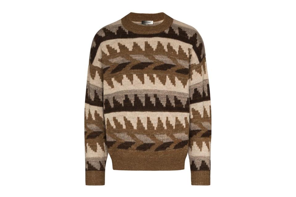 Isabel Marant intarsia-knit long-sleeve jumper