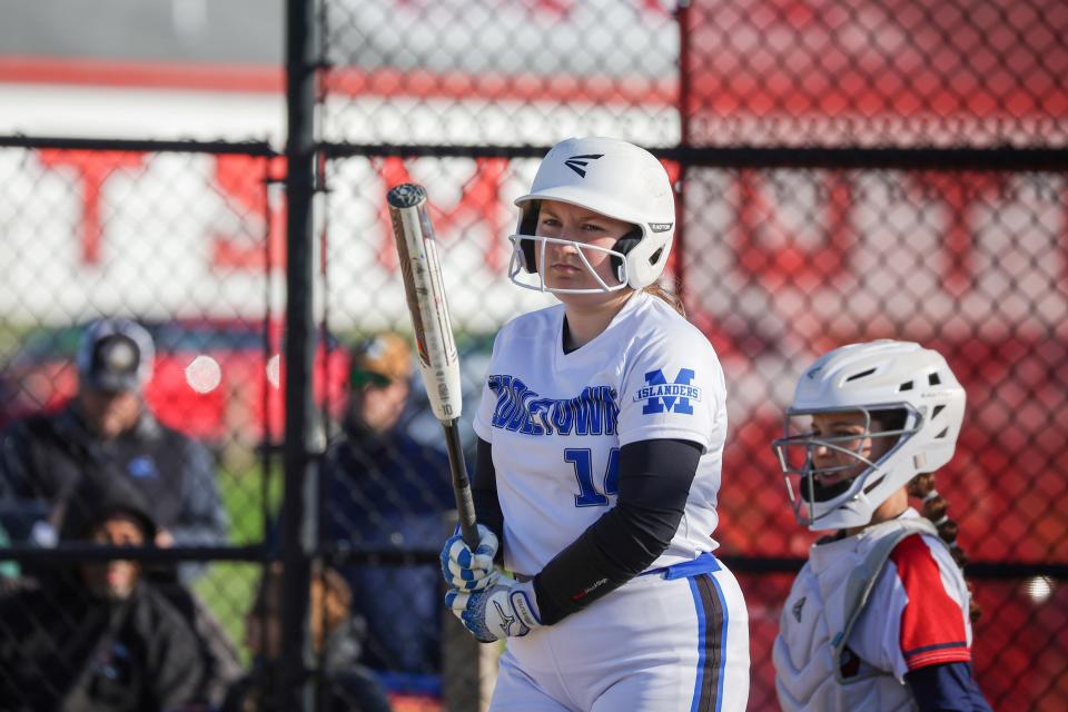 Middletown High catcher Kelsey Welby was named the Islanders Player on the Rise.