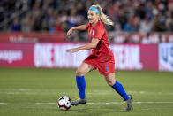 She nominally plays a defensive midfielder for the USWNT because the team's central midfield setup doesn't feature rigidly defined roles. But Ertz's physical presence and leadership make her a vital inclusion in the starting lineup, and she is the USWNT's best player in the air.