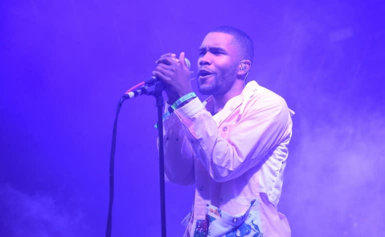 Artist Frank Ocean performs during the 2014 Bonnaroo Music & Arts Festival in Manchester, Tennessee