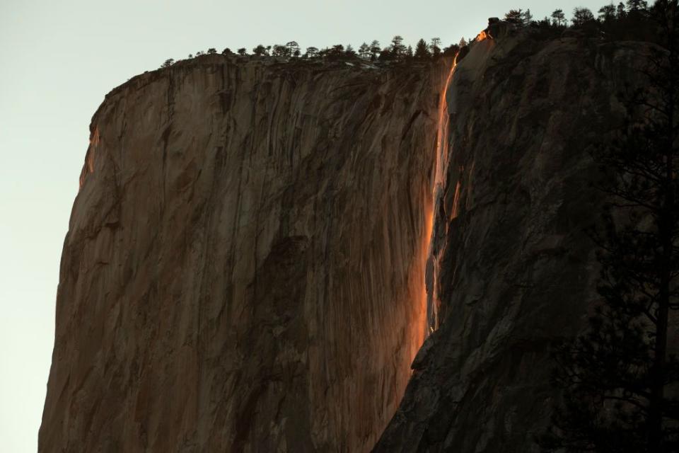 Yosemite is home to a "firefall."