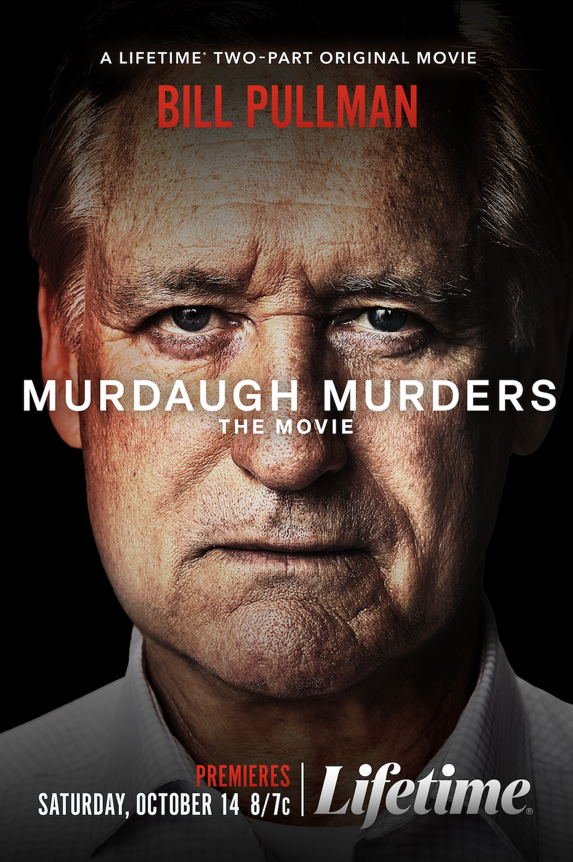 Bill Pullman plays South Carolina lawyer Alex Murdaugh in the two-part Lifetime movie “Murdaugh Murders: The Movie,” premiering Oct. 14. LIFETIME