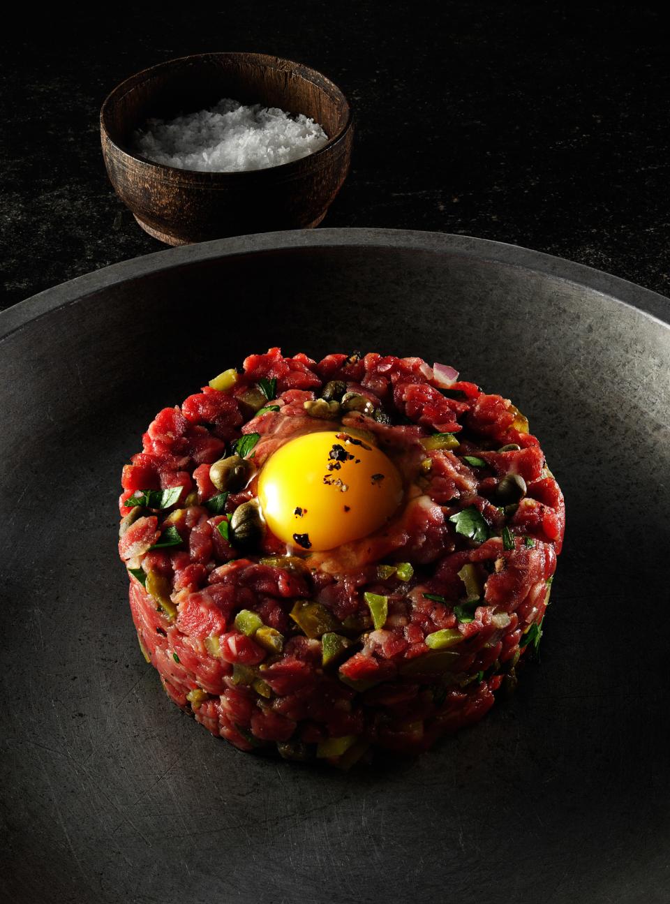 Tenderloin doesn’t have a ton of flavor, but it’s among the tenderest cuts. Chop it and add bold seasonings to make an unbelievable steak tartare.