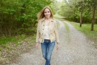 Sheryl Crow reveals her new song "Redemption Day," in collaboration with the late Johnny Cash, at Cash Cabin Recording Studio on Wednesday in Hendersonville, Tennessee.