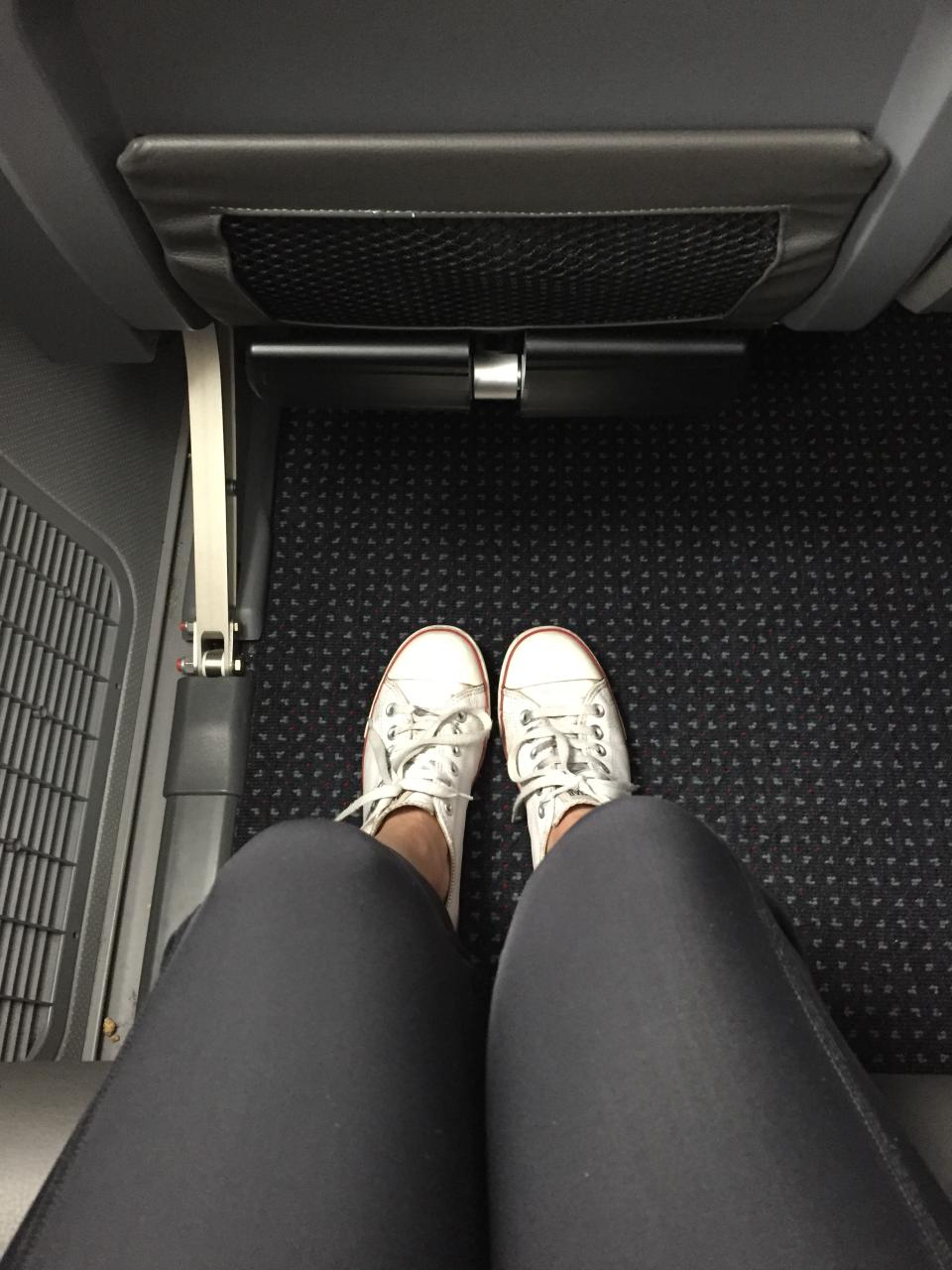 Worried about leg room? Premium economy has more than enough for even the tallest traveller. Photo: Be