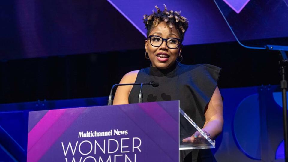 Dominque Batiste, global head, market research at Eventbrite and VP and programming co-chair of The WICT Network: New York, co-sponsor of the Wonder Women luncheon.