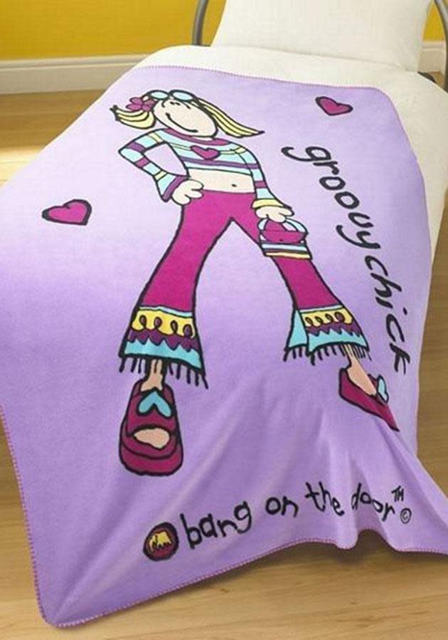 Groovy chick bedding