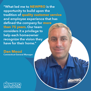 NEWPRO Home Solutions expands to Connecticut with NEWPRO Bath Solutions