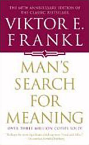 <!-- [if gte mso 9]><xml>  <o:OfficeDocumentSettings>   <o:AllowPNG/>  </o:OfficeDocumentSettings> </xml><![endif]--> <p>"The book begins with a lengthy, austere, and deeply moving personal essay about Frankl's imprisonment in Auschwitz and other concentration camps for five years, and his struggle during this time to find reasons to live. The second part of the book, called 'Logotherapy in a Nutshell,' describes the psychotherapeutic method that Frankl pioneered as a result of his experiences in the concentration camps. Freud believed that sexual instincts and urges were the driving force of humanity's life; Frankl, by contrast, believes that man's deepest desire is to search for meaning and purpose... 'Our generation is realistic, for we have come to know man as he really is,' Frankl writes. 'After all, man is that being who invented the gas chambers of Auschwitz; however, he is also that being who entered those gas chambers upright, with the Lord's Prayer or the Shema Yisrael on his lips.'" -- <a href="http://www.amazon.com/Mans-Search-Meaning-Viktor-Frankl/dp/0671023373" target="_blank">Amazon review</a>&nbsp;</p>