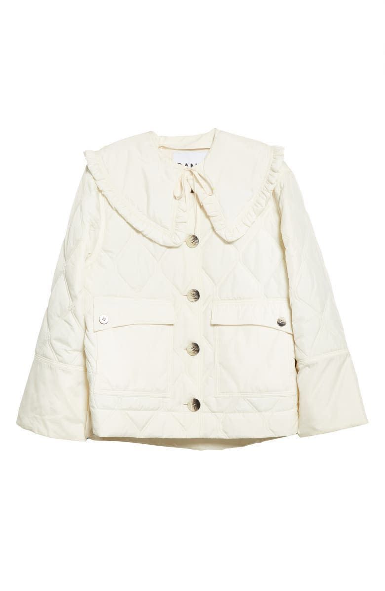 5) Ganni Quilted Ripstop Jacket