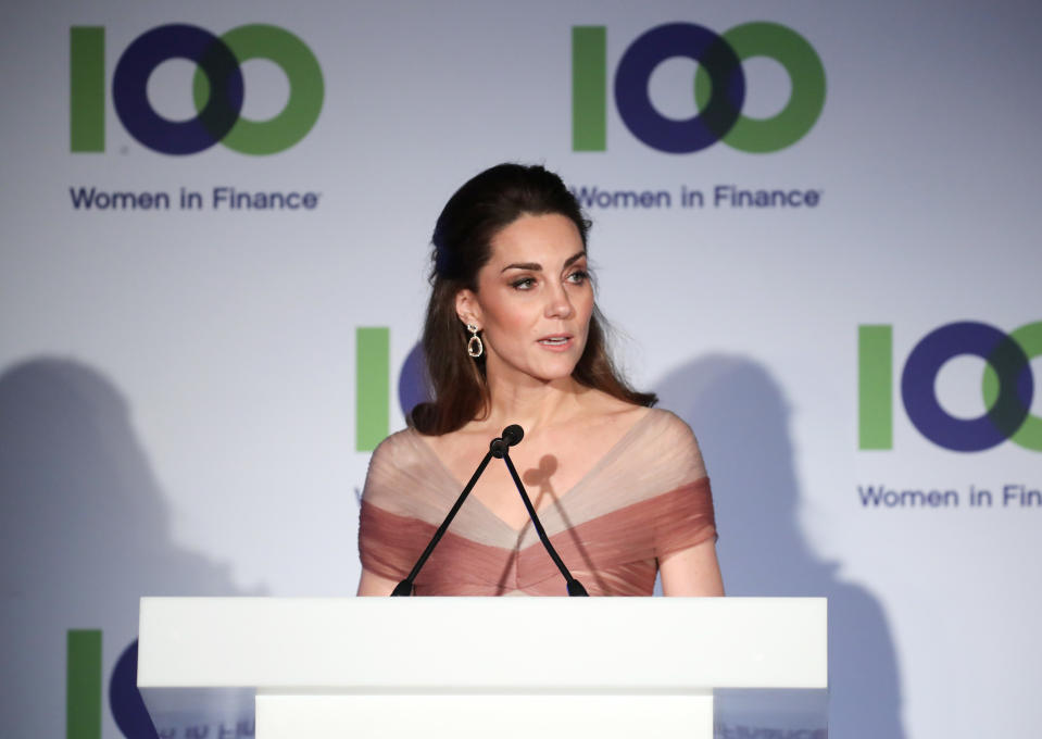 Kate has become more confident at public speaking [Photo: Getty]