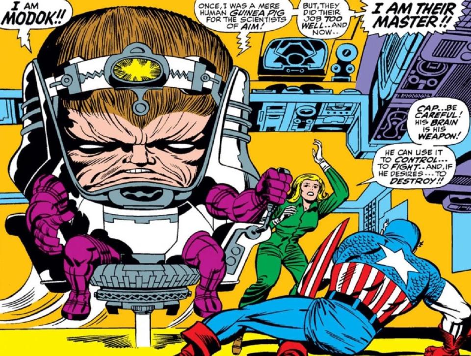 The origin of M.O.D.O.K. in the Silver Age of Marvel Comics.