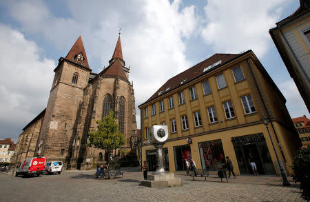 A general view shows the streets of Ansbach after an explosion, Germany, July 25, 2016. REUTERS/Michaela Rehle