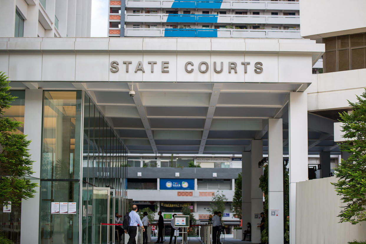 Singapore's State Courts seen on 21 April 2020. (PHOTO: Dhany Osman / Yahoo News Singapore)