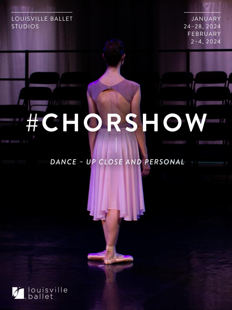 Enjoy this intimate community favorite production, including exciting new works made by and for the dancers of Louisville Ballet, performed live in our downtown studios.