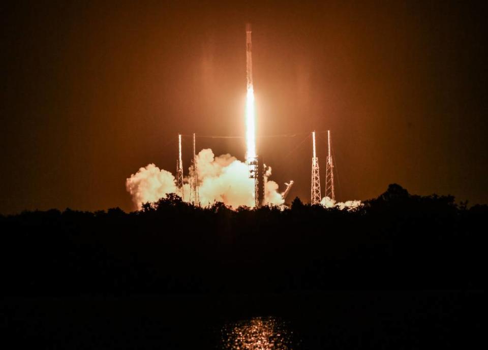 Two SpaceX flights were active around the time of the sightings. Craig Bailey/FLORIDA TODAY / USA TODAY NETWORK