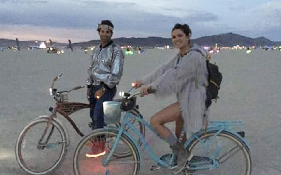Orthopaedic surgeon Grant W Robicheaux, 38, of Newport Beach and Cerissa Laura Riley attended popular music festival Burning Man together.