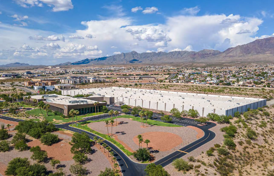 A sale is pending of the Helen of Troy headquarters in West El Paso. The complex includes the 115,000 square-foot office building, left, and 412,000 square-foot warehouse, right.