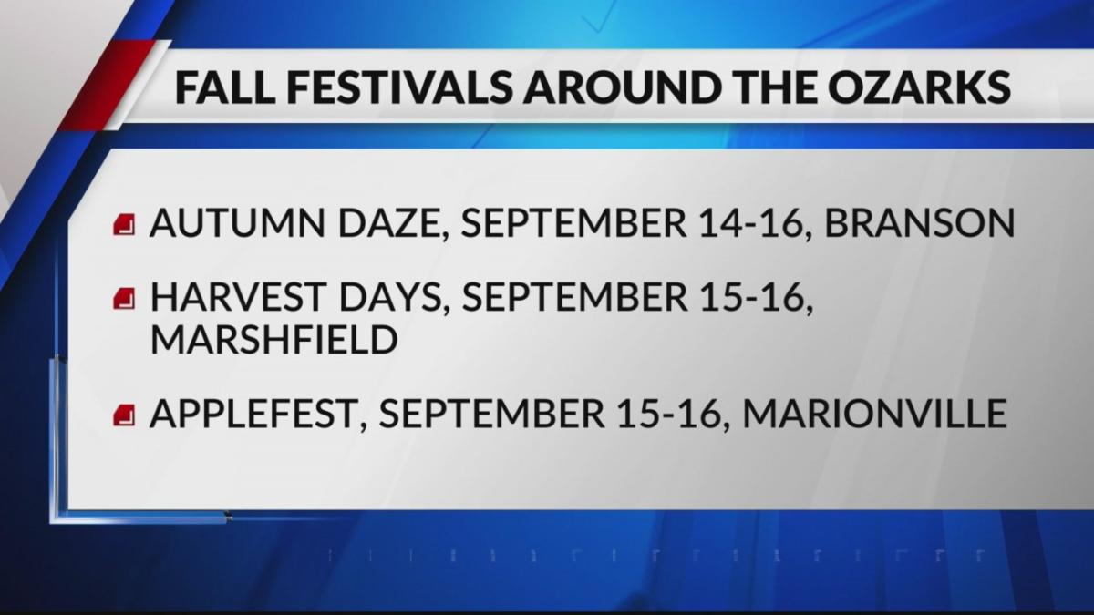 Fall Festivals around the Ozarks this weekend