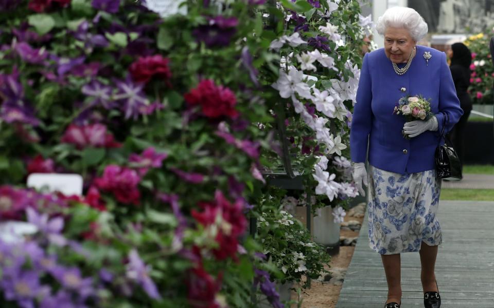 The Queen tours the Chelsea Flower Show - Credit: LUKE MACGREGOR