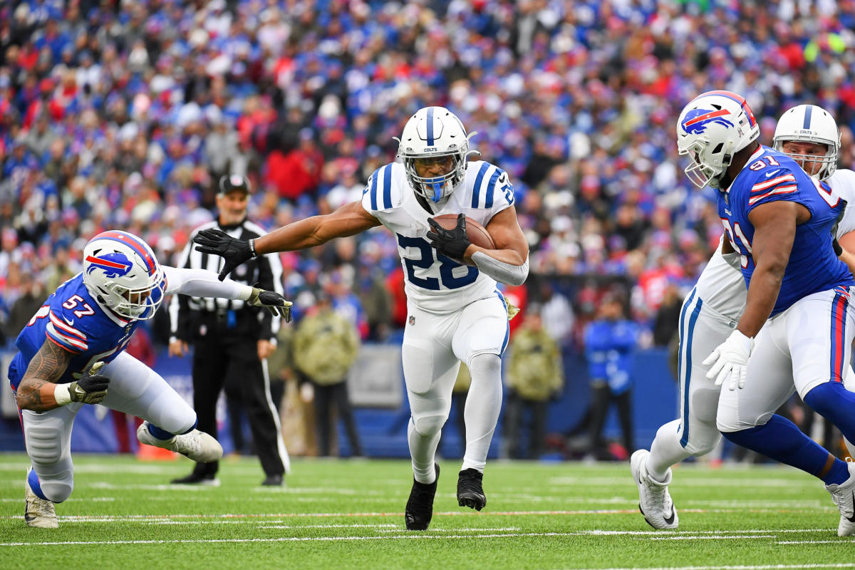 Bills vs. Colts score: Jonathan Taylor explodes for franchise-record 5 TDs  as Indy pulls off upset in Buffalo 