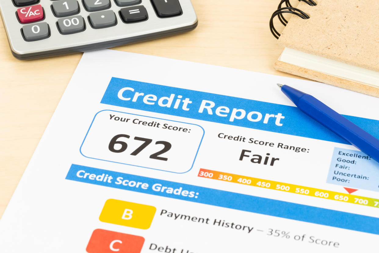 There are steps you can take to improve your fair credit score to a good one.  / Credit: Getty Images/iStockphoto