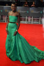 <p>Lupita Nyong'o attends the EE British Academy Film Awards 2014 at The Royal Opera House on February 16, 2014 in London, England.</p>