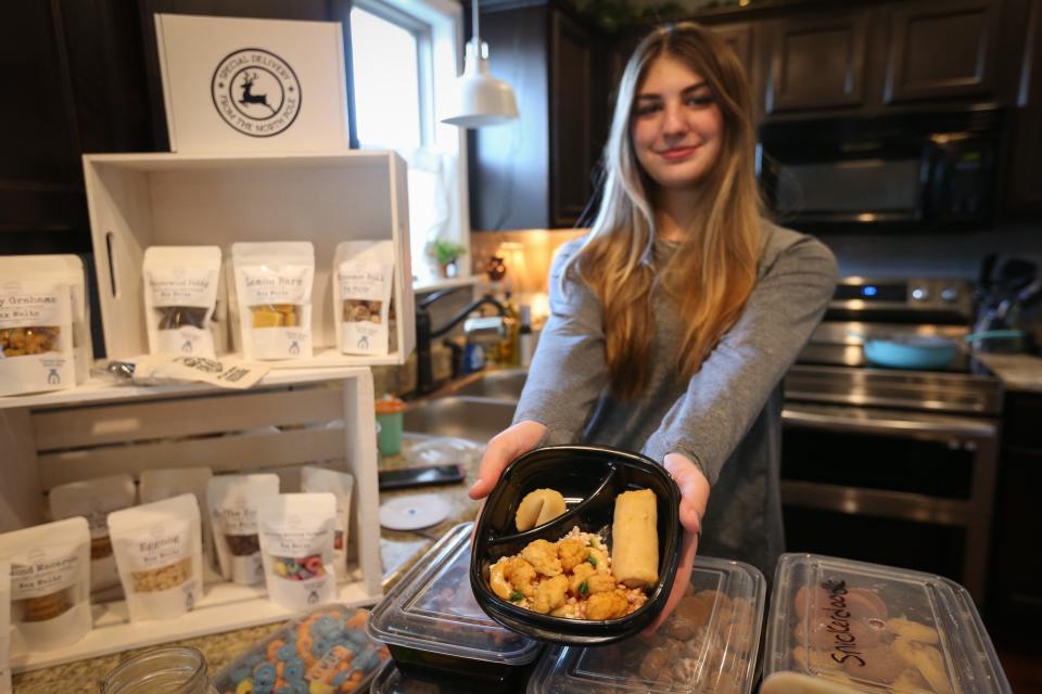 Brooke Bowman, 14, is the owner of The Littlest Things. She makes and sells car air fresheners, which she calls Freshies, wax melts and room sprays.