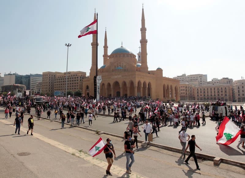 Protest against the government performance and worsening economic conditions, in Beirut