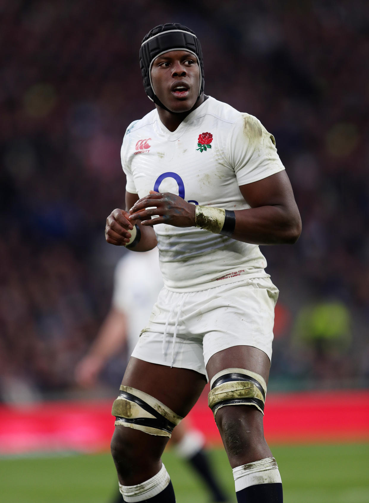 England's Mario Itoje during the 2016 RBS Six Nations match at Twickenham Stadium, London. 