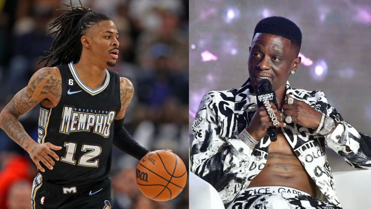 Ja Morant and Boosie BadAzz