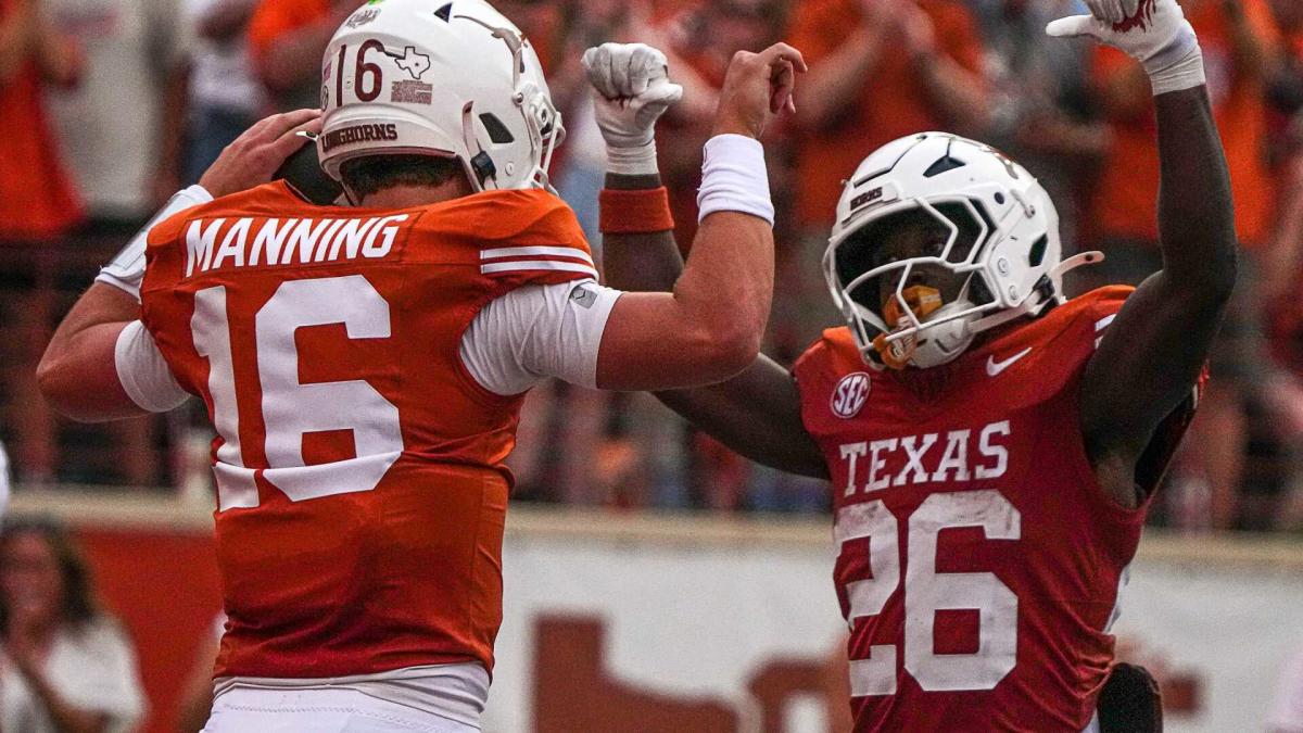 Longhorns take over at No. 1 in AP Top 25 for first time in 16 years, jumping Georgia