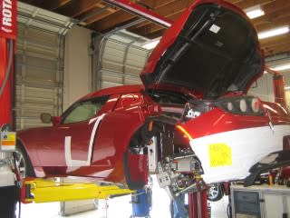 Tesla Roadster final assembly, Menlo Park, California, April 2009