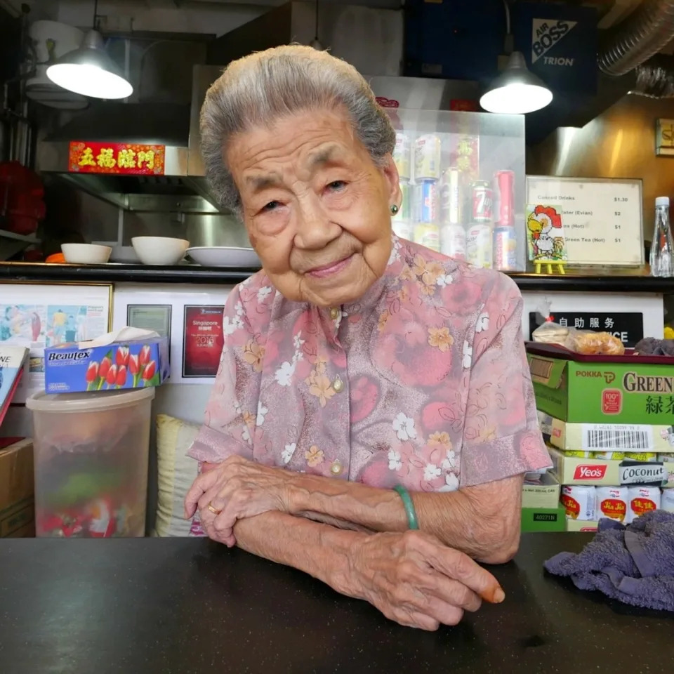 Leong Yuet Meng, owner of Nam Seng Noodle House hawker stall, affectionately known as Ah Po or Granny, died at 94