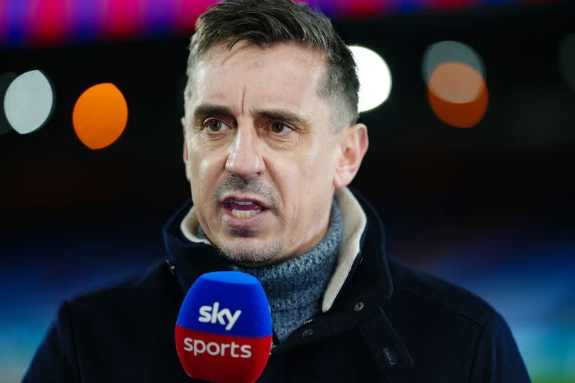 Sky Sports pundit Gary Neville