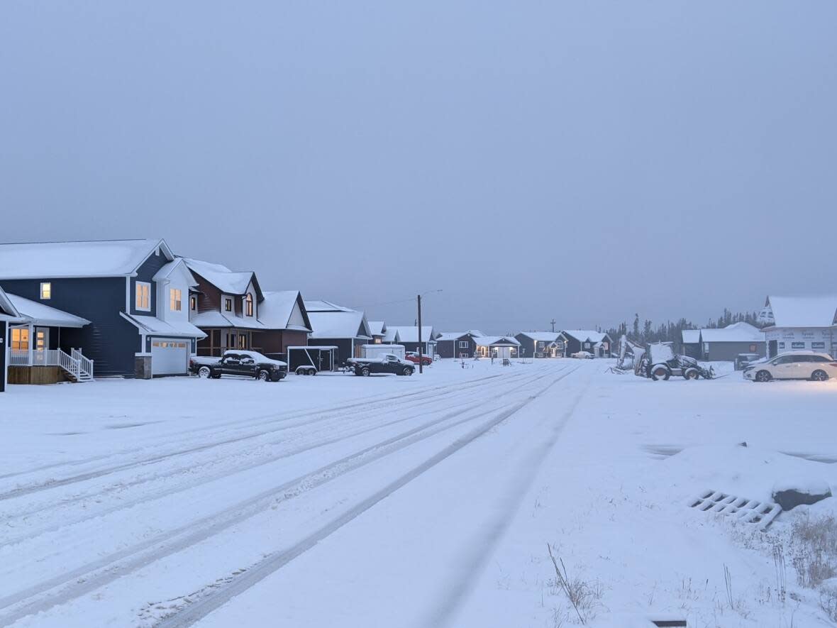 Winter has already started in central Newfoundland, with nine centimetres hitting the ground last week in Gander. (Rodney Barney/Twitter - image credit)