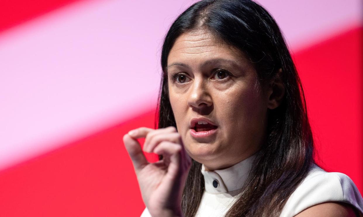 <span>Lisa Nandy was in Washington to explain how the UK’s humanitarian and development policy would change if Labour formed the next government.</span><span>Photograph: Adam Vaughan/EPA</span>