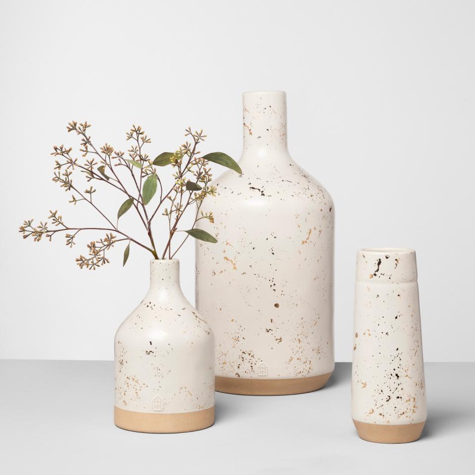 Hearth and Hand with Magnolia Speckled Vase. (Photo: Target)