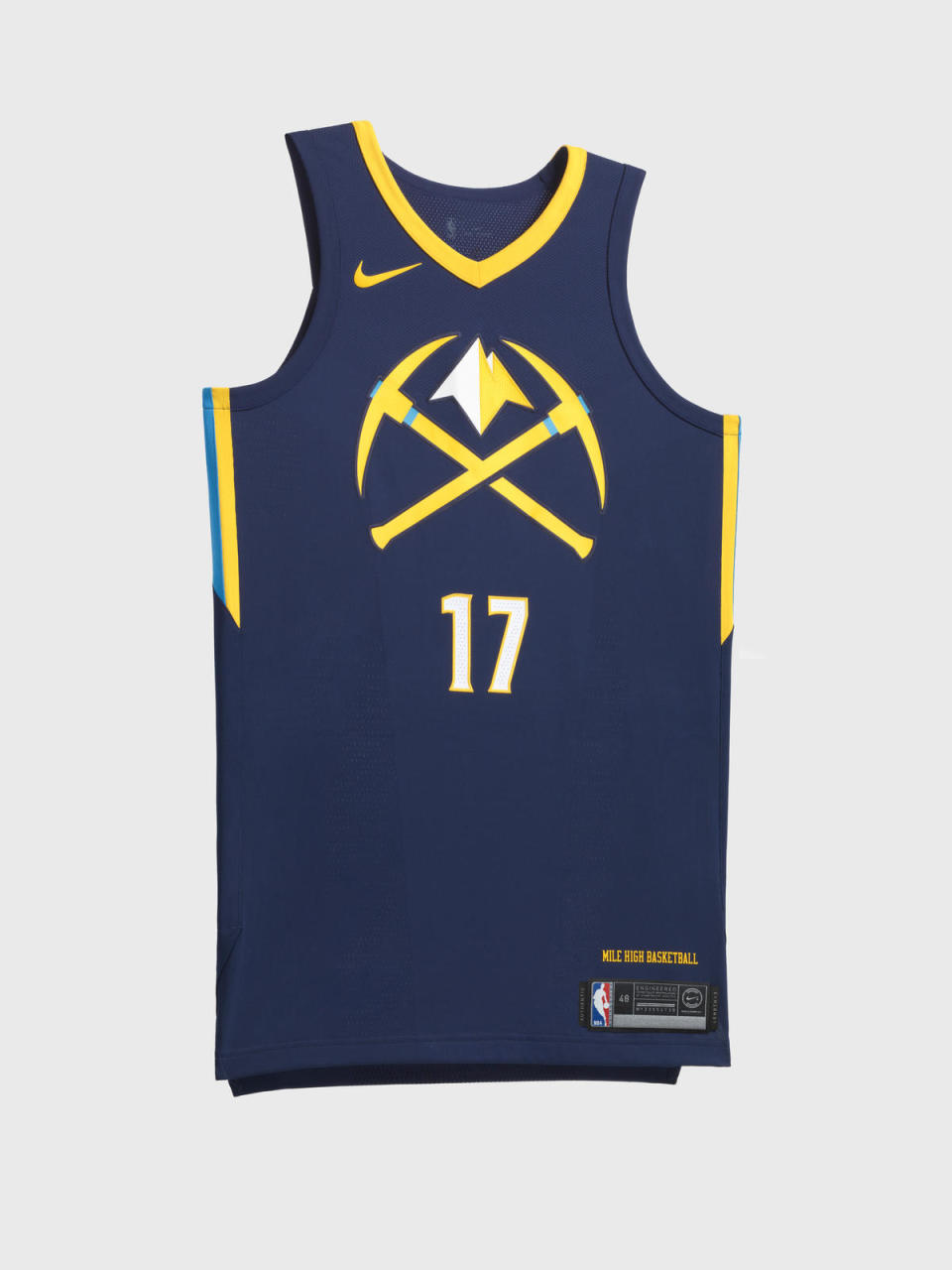 Denver Nuggets City uniform. (Nike)